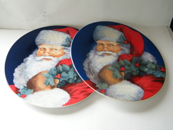 Adler mikulásos porcelán tányérok (Birgit Schrowange)
