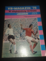 1978. VB magazin ( Labdarúgás különkiadás )