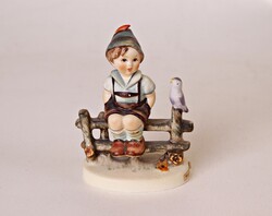 Útmenti harmónia (Wayside harmony) - 10 cm-es Hummel / Goebel porcelán figura