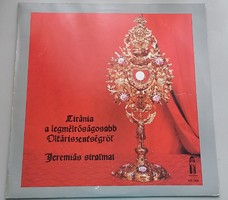 Jeremiás siralmai LP hanglemez