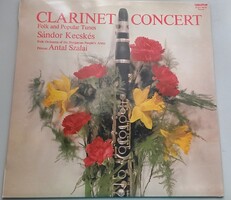 Clarinet Concert by Kecskés Sándor LP hanglemez