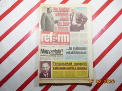 Retro régi újság - Reform - Független Demokratikus Hírmagazin - 1989. május 19. - Születésnapra
