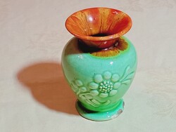 Kerámia váza DRASCHE FAYENCE 1936- régi fajansz 9x7cm No1