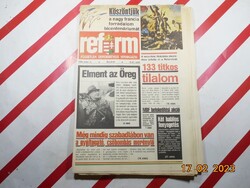 Retro régi újság - Reform - Független Demokratikus Hírmagazin - 1989. július 14. - Születésnapra