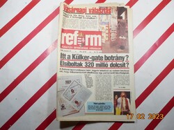 Retro régi újság - Reform - Független Demokratikus Hírmagazin - 1990. március 23. - Születésnapra