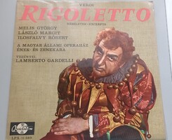 Verdi Rigoletto lp hanglemez