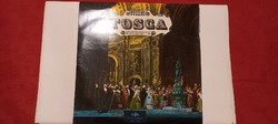Puccini Tosca lp hanglemez