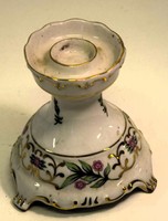 Hollóházi porcelán gyertyatartó-A027