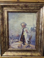 Szàsz E. Làszló Vallon Làngelme című festménye