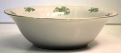 Zsolnay virágmintás nagy méretű porcelán mélytányér-A020