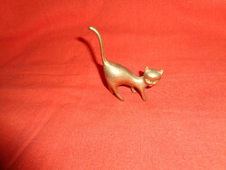 Brass Ring Holder Cat Figurine