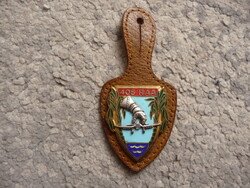 Régi francia katonai jelvény légvédelmi tüzér alakulat zománc jelvény katonai kitűző 405RAA