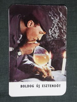Kártyanaptár,Agrotröszt,Agroker mezőgazdasági üzletek,Budapest,lopócső,1973,   (7)