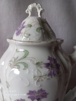 Szecessziós porcelán kávéskanna