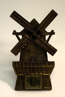 Réz malom asztali/fali hőmérő-A024