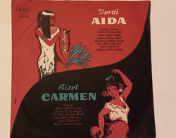 Részletek Verdi: Aida/Bizet: Carmen LP hanglemez