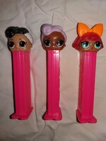 Retro PEZ CUKORKATARTÓ ADAGOLÓ LOL SURPRISE BABÁK DARABRA  a képek szerint DARABRA