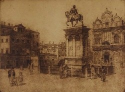 1T485 Gaál Ferenc : "Colleoni szobor" 1930