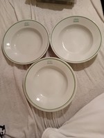 Zsolnay Kárpátia étterem porcelán tányér 3 db