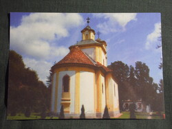 Képeslap,Grábóc,Szerb Ortodox templom látkép,részlet, 1990-