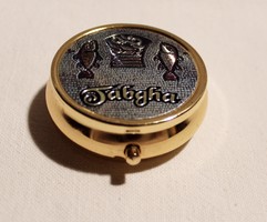 Pici fém gyógyszeres dobozka