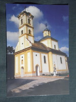 Képeslap,Grábóc ,Szerb Ortodox templom látkép,részlet, 1990-