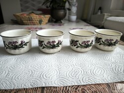 Retro  porcelán pohár 4 db eladóVILLEROY&BOCH !LUXEMBURG