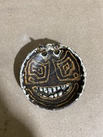 Retro magyar kerámia maszk. Busó.16 cm-es nagyságú. 2330