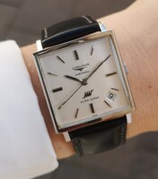 Longines Ultra-Chron 1969's, eredeti dobozzal, Tiktakwatch szervizkártyával,garanciával, szervizelve