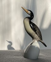 Hollóházi kormorán figura