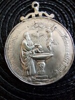 Keresztelő medál 1700-1800 as évekből