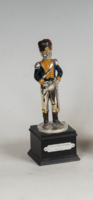 Ezüst miniatűr katona figura - Soldato Napoleonica XIX. sz.