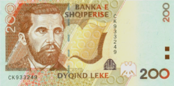 Albánia 200 lek 2007 UNC