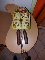 Festett számlapos, két súlyos antik parasztóra