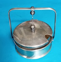Art deco cukortartó , ENDEMANN , ezüstözött réz