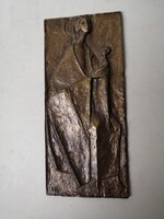MODERN BRONZ RELIEF, PLAKETT