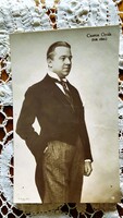 Cca. 1917 A FIATAL CSORTOS GYULA SZÍNÉSZ MOZI SZTÁR FOTÓ LAP KÉK RÓKA VÍGSZINHÁZ