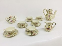 6 személyes Zsolnay pillangó mintás kávéskészlet - 52300