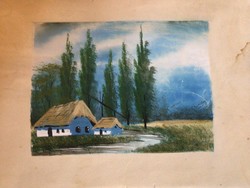Szignózott akvarellek .
