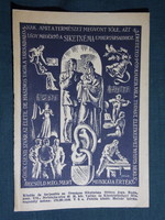 Képeslap,reklám szórólap,Légy megértő a siketnéma embertársaidhoz,Gebhardt grafika   1940-