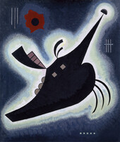 60*51 cm-es poszter, plakát Wassily Kandinsky Kandinszkij festményének reprodukciója