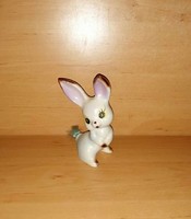 Jelzett porcelán nyuszi - 14 cm (po-1)
