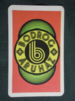 Kártyanaptár,Sárospatak,Bodrog áruház, 1977,   (7)