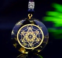 Metatron arkangyal szimbólumos Orgonit nyaklánc 4