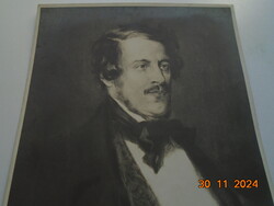 Artist's photo of a portrait of Italian composer Donizetti (1797-1848) from the Franklin Printing House image archive