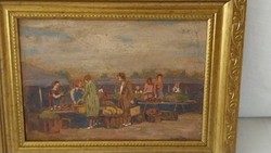 1Ft-ról-induló  SAUTNER LIPÓT(1889-1955):eredeti festménye