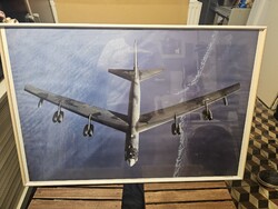Plaistow Pictorial C151: B52 OREGON Partvonal fölött Amerikai hadirepülőgépek Poszter 50x70 cm-es mé