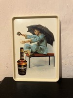 Club 99 Scotch Wisky dekoros műanyag tálca - reklám tálca