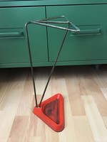 Vintage Austrian Szász Endre Style Metal Umbrella Stand with Iron Base from 1950