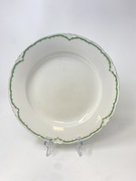 Hüttl Tivadar Aquincum Budapest French Garden Green Line díszítésű kínáló tányér, tál (29,5cm) RZ